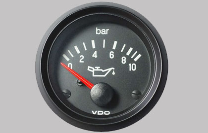 Vision Engine oil pressure 10Bar Gauge